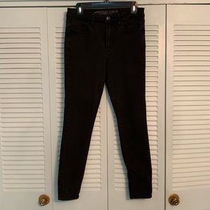AE Hi-Rise Black Jeggings
